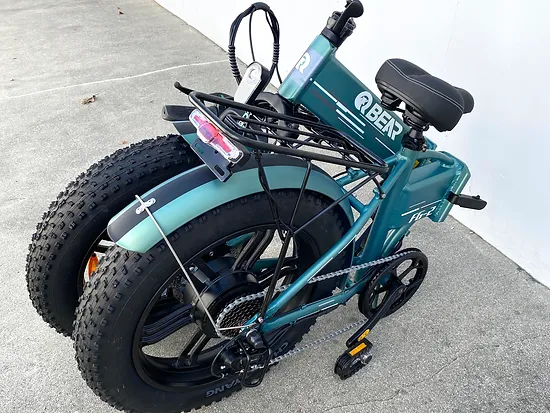 QBEAR FG2 FOLDING EBIKE BLACK - Image 3